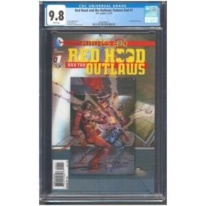 Red Hood and the Outlaws Futures End #1 CGC 9.8 White Pages 3D Lenticular Cover